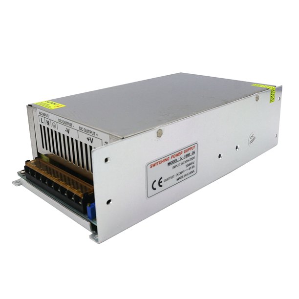 Fuente de alimentación conmutada Irfora AC 110/220V a DC 36V/41.6A/1500W adaptador de fuente de alimentación conmutada convertidor de transformador de controlador para CCTV/impresora/tira de luz LED/e Irfora Fuente de alimentación conmutada