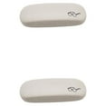thumbnail image 4 of crativent Lunettes en Cuir pour Hommes Femmes Enfants Étui de Lecture Rigide Blanc 2Ensemble, 4 of 6