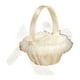 thumbnail image 5 of Cestas de Flores de Boda Románticas Decoradas con Encaje Satinado Delicado Contenedor de Dulces de Frutas Cestas Elegantes para Decoración de Suminist Estilo B mayimx Cesta floral de boda, 5 of 9