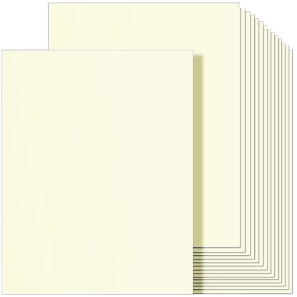 Cartulina Ohuhu, 100 hojas, 22 x 28 cm, crema, 216 g/m²