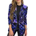 thumbnail image 2 of Chaqueta de mujer Verano Moda Color sólido Delgado Manga larga Trajes de doble botonadura Chaqueta pequeña Odeerbi ODB-2, 2 of 5