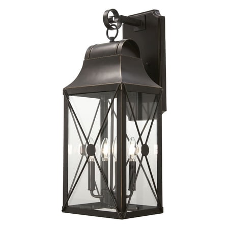 73293-143C-Minka Lavery-Great Outdoors - De Luz - 4 Light Outdoor Wall Mount-26.38 Inches Tall and 10.5 Inches Wide