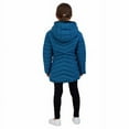 thumbnail image 2 of Steve Madden Youth Girls Reversible Parka | Blue, XS-(5/6), 2 of 8