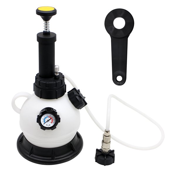 MAKERELE 2L Manual Brake Fluid Bleeder Exchange Pump, One Person