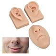 thumbnail image 4 of Modelo de práctica de perforación, modelo de oreja de silicona 3D para nariz y boca, modelo de oreja perforadora, máxima comodidad, 4 of 9