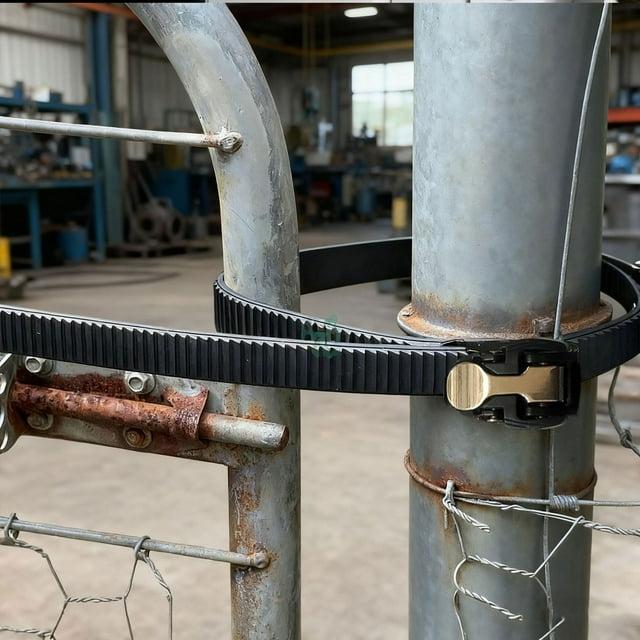 Sangle de Verrouillage à Prise, Sangle de Verrouillage à Prise Ultra Robuste, Boucle Métallique Réglable et Sangles Flexibles Super Solides, Polyvalente et Réutilisable pour Sécuriser Tout