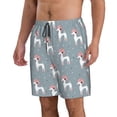 thumbnail image 2 of Naloa Cartoon Poodle Dog Men's Beach Shorts, Surfing shorts, Swim trunks, Quick Dry Swim Trunks for Surfing Beach Fun - Medium, 2 of 9