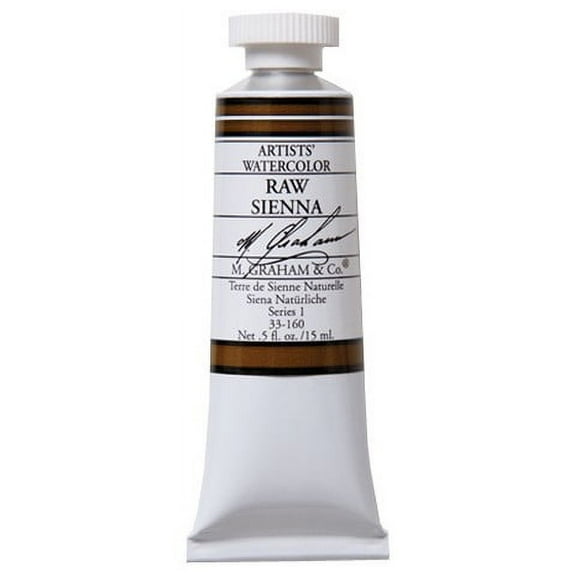 M GRAHAM RAW SIENNA 15ML WATERCOLOR