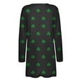 thumbnail image 4 of fatyb Women's St. Patrick's Cardigans Long Sleeve Lightweight Open Front Mid Length Outerwear with Pockets, 4 of 5