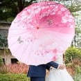 thumbnail image 2 of Mgaxyff Women Handmade Oiled Paper Umbrella&nbsp;Windproof Chinese Classical Dance Umbrella Paper Parasol Umbrella, Paper Umbrella, 2 of 8