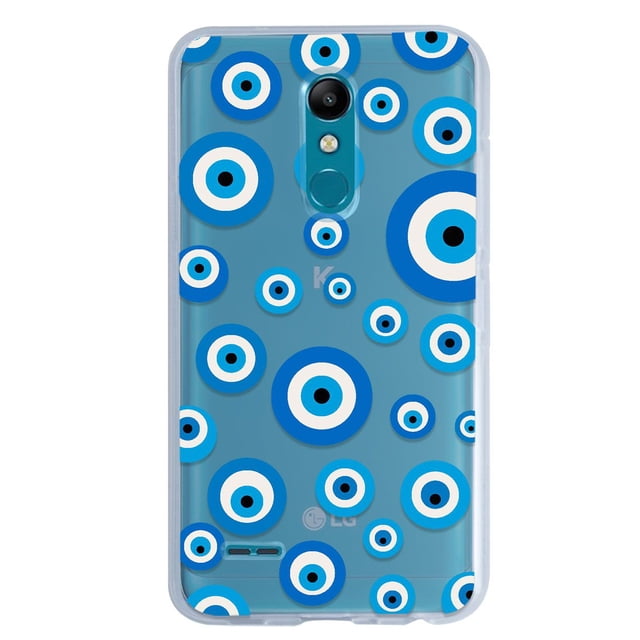 Funda Para LG K11 K10 2018 Ojo Turco Grandes y Chicos, Uso Rudo, InstaCase Protector para LG K11 K10 2018 Antigolpes, Case Ojo Turco Grandes y Chicos