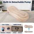 thumbnail image 2 of Inflatable Couch  Sofa with Built-in Pump, Portable -Inflating Lounger for Home Camping Traveling Outdoor, 2 of 7