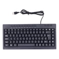 thumbnail image 1 of Teclado con cable Mini 87 Teclas USB Accesorios de Computadora Portátil Escritorio para OfficeEnglish, 1 of 8