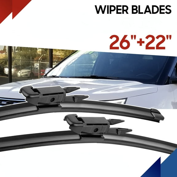 MODIGT Windshield Wiper Blades Pinch Tab 26" 22" for 2006-2021 Toyota Tundra 5.7L 4.6L 4.0L