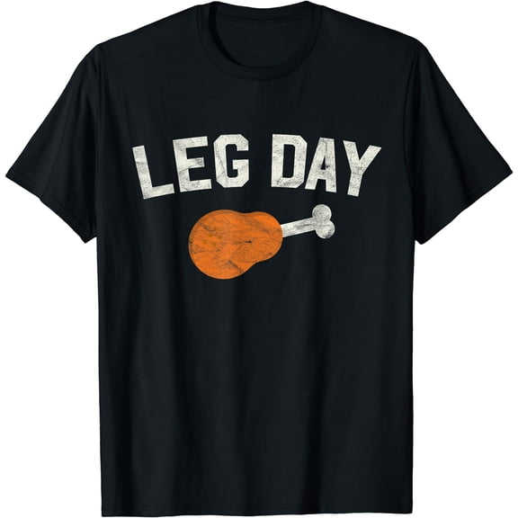 Funny Leg Day Thanksgiving Gifts Pilgrim Costume Turkey Day T-Shirt