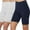 Navy#womens biker shorts, variant on QATAINLAV Pajama Shorts for Women 3 Pack Summer Short Yoga Legging Pants High Waist Seamless Gym Sports Shorts Solid Casual Biker Shorts Three Part Leggings Lightning Sales Today Gray L