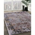 thumbnail image 2 of Ahgly Company Indoor Rectangle Mid-Century Modern Silver Pink Oriental Area Rugs, 2' x 5', 2 of 6