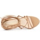 thumbnail image 4 of Sandalias Correas De Tiras Tacón De Aguja Cordón Arriba Para Mujeres Desnudo 37, 4 of 6