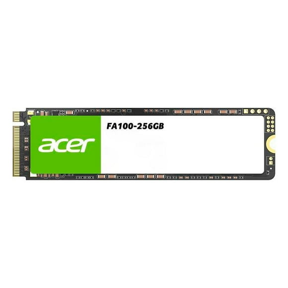 Unidad de Estado Solido SSD M.2 256GB Acer FA100 NVMe PCIe 3.0 3300/2700 MB/s BL.9BWWA.118