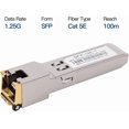 thumbnail image 2 of Czcpp-10 00Base-T Gigabit SFP vers RJ45 Ethernet Cuivre Émetteur-Récepteur Modulaire pour Cisco, Meraki, Ubiquiti, D/TP Link, Supermicro, Netgear, 1.25G SFP-T CAT5E/CAT6 jusqu'à 100m MIKROTIC S-RJ01, 2 of 4