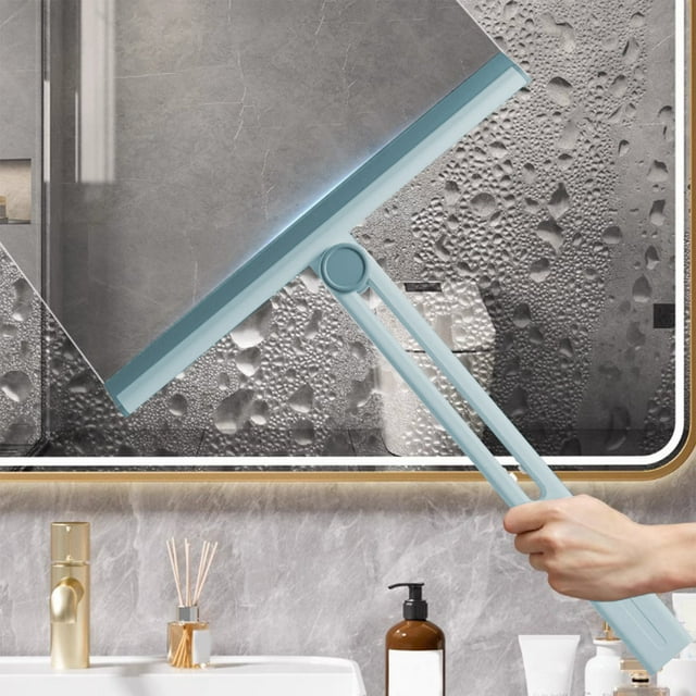 Qiweii Rotatable Kitchen Countertop Wiper Glass Cleaning Artifact for Home Window Mirror Countertop Water Dirt Removal