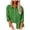 Light Green, variant on Womens Dressy Button Down Blouses Business Casual Shirts Long Sleeve Crew Neck Solid Color Fashion Tops