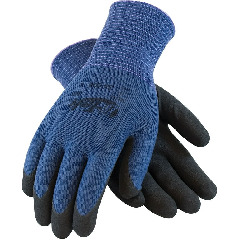 GP Nitrile-Coated Nylon Gloves, Small, Blue/Black, 12 Pairs GP Nitrile-Coated Nylon Gloves, Small, Blue/Black, 12 Pairs