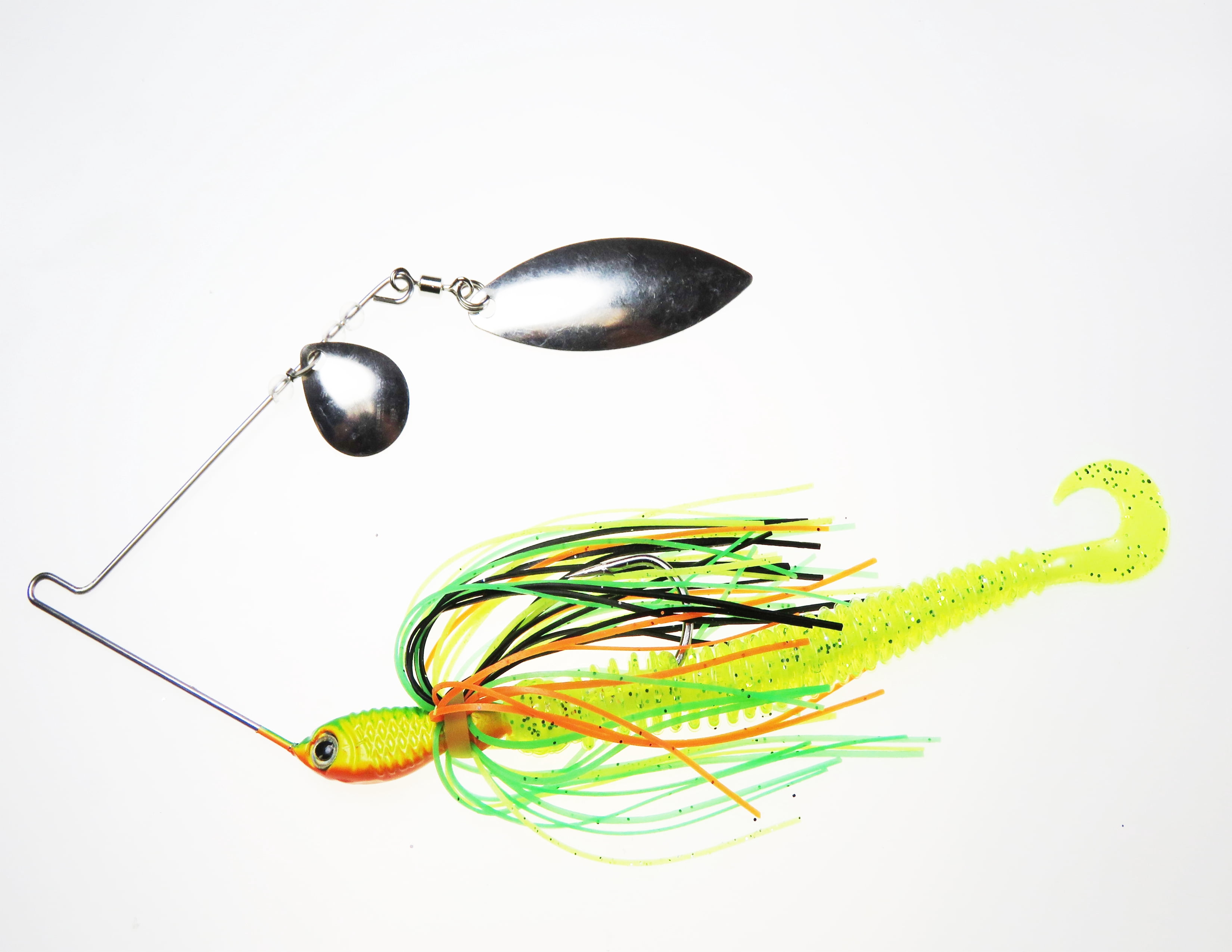 Yellow Luck "E" Strike, Plastic Freshwater + Saltwater, 1/4 oz Spinnerbaits Kit