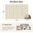 thumbnail image 2 of Boho Area Rug x Carpet Rugs for Living Room Bedroom Moroccan-Machine Washable Rugs for Bedroom Dining Room Living Room Rug Neutral Taupe, 2 of 7