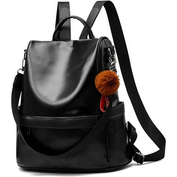 Women Backpack Purse PU Leather Anti theft Casual Shoulder Bag Fashion Ladies Satchel Bags Walmart
