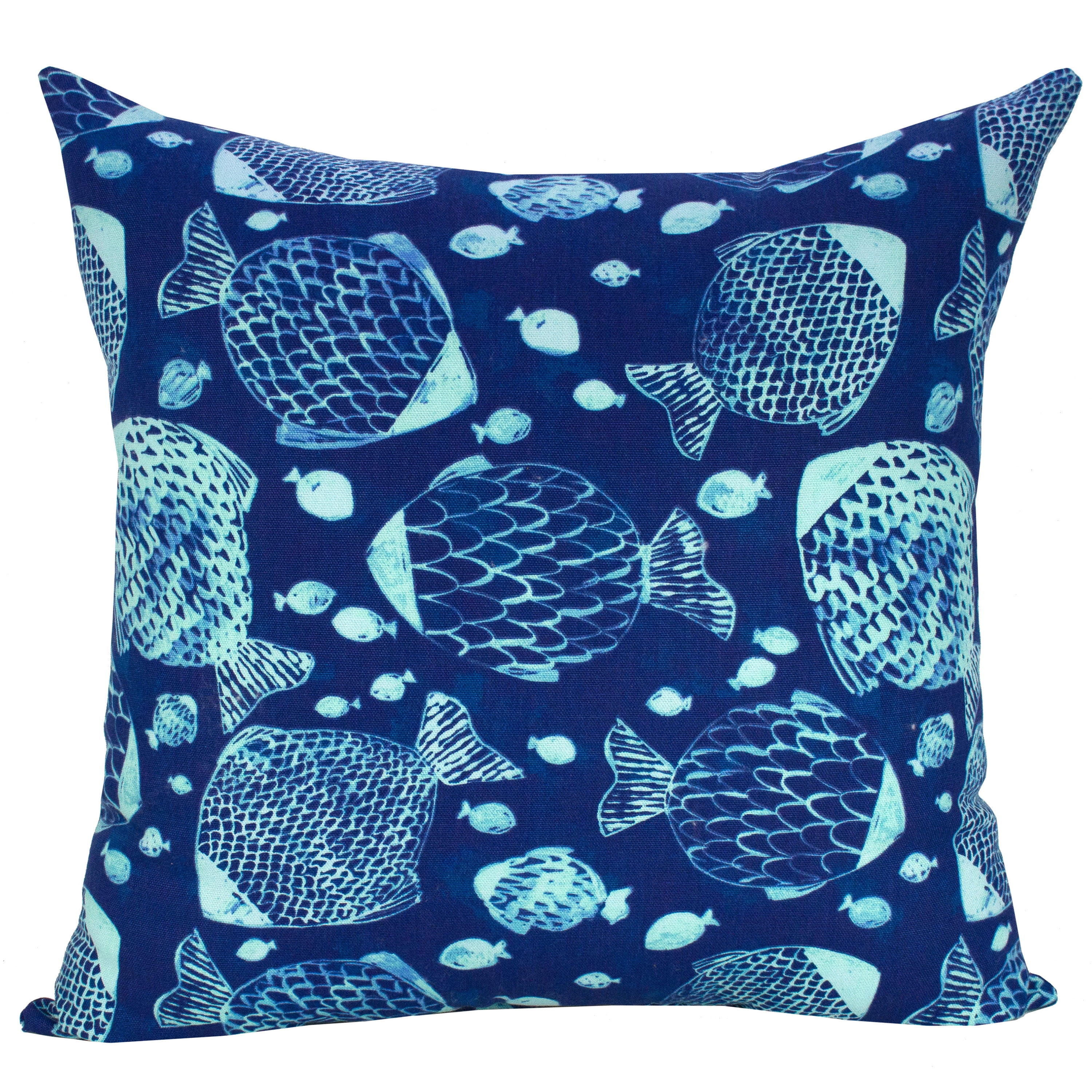 Cotton Fabric - Novelty Fabric - Gnomesville Fish and Fishing Hooks Light  Blue - 4my3boyz Fabric