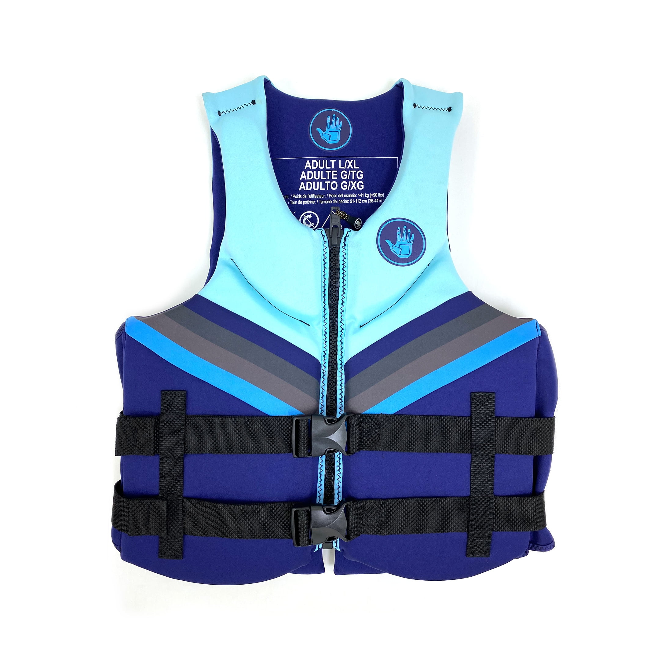 Details about   NEW X2O Universal Adult Life Jacket 2X/3X Blue WAKEBOARD GREAT FOR SKIING 