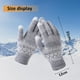 thumbnail image 2 of Guantes de invierno Guantes de jacquard gruesos y cálidos para mujer, resistentes al invierno, para adultos, guantes de punto para correr con pantalla táctil, 2 of 5