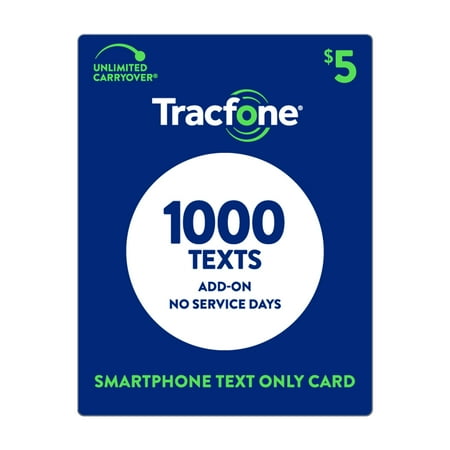 TracFone $5 Text Only (No service days) Plan (Email (Best Satellite Phone Plan)