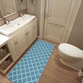 thumbnail image 6 of Ottomanson Non-Slip Hallway Runner Rug 2'2" x 6' Perfect for High Traffic Areas, Blue Trellis, 6 of 8