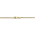 thumbnail image 4 of 10K Yellow Gold chain Spiga (Wheat) Flat 18 in 1.2 mm, 4 of 5
