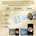 thumbnail image 6 of NIUTA Ear Wax Removal Kit with Camera, 1296P HD Ear Wax Removal Tool Camera with 6 LED Lights, Wireless Ear Cleaner Otoscope, Ear Wax Camera with 8 Ear Picks, Ear Cleaning Kit for iPhone, iPad, 6 of 7