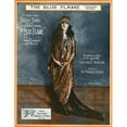 thumbnail image 2 of Anonymous 15x18 Gold Ornate Wood Frame and Double Matted Museum Art Print Titled - The Blue Flame (1920), 2 of 4
