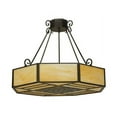 thumbnail image 2 of Meyda Tiffany 123525 32.25" W Lakeside Octagon Semi-Flushmount Ceiling Fixture - Bronze, 2 of 6