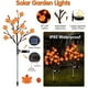 thumbnail image 4 of Luces solares para jardín exterior | Decoración de calabaza con hojas de arce para Acción de Gracias | Lámpara solar de 20 LED con estaca para el suelo | Decoración otoñal de bajo consumo |, 4 of 7
