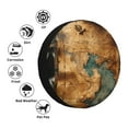 thumbnail image 4 of Goofa Antique Map Adventure Scene Pattern Universal Tire Cover for Jeep, SUV, Truck, and Trailer – Waterproof, UV-Resistant,Easy to Install, Fits 14"-17" Tires-15 inch, 4 of 6