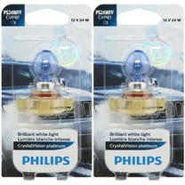 Philips Crystal Vision Platinum PS24W FF 5202 24W Two Bulbs Fog Light