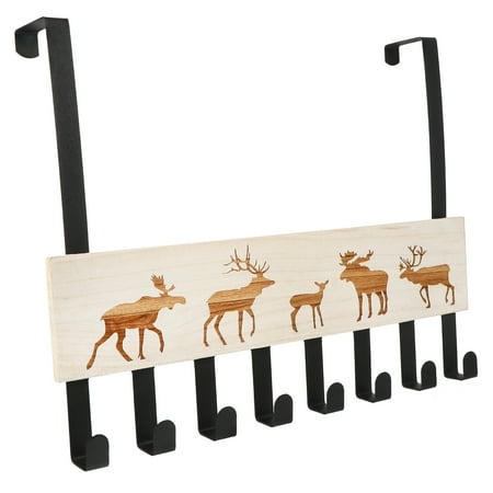 

1pc Punch-free Hook Creative Door Back Art Hanger Coat Hook Single Row Hook