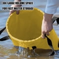 thumbnail image 4 of TIMIFIS PVC Seau Pliant en Multifonctionnel Seau Pliant d'Extérieur Seau Portable avec Bec Verseur Seau d'Eau Camping Grande Capacité Seau Rond de Transport Seau de Pêche Camping et Randonnée, 4 of 7