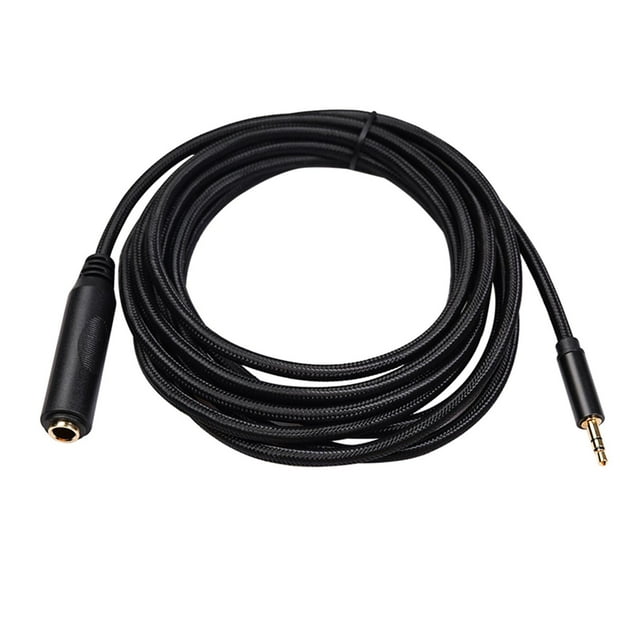 Adaptador de audio estéreo de cobre puro de 1/8'' (3,5 mm) macho a 1/4'' (6,35 mm) hembra 3 metros