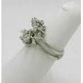 thumbnail image 2 of Enhancer Guard Wrap Ring 2Ct Round Cut Simulated Diamond 14k White Gold Plated Silver, 2 of 4