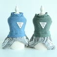 thumbnail image 3 of DOPI Pet Clothes Eye-catching Super Soft Fabric Pet Dog 4-Legged Windproof Jumpsuit for Autumn, 3 of 8