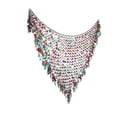 thumbnail image 4 of FENGGUIQU Pañuelo De Cadera Triangular Con Lentejuelas Coloridas Para Falda Y Cinturón De Danza Del, 4 of 7