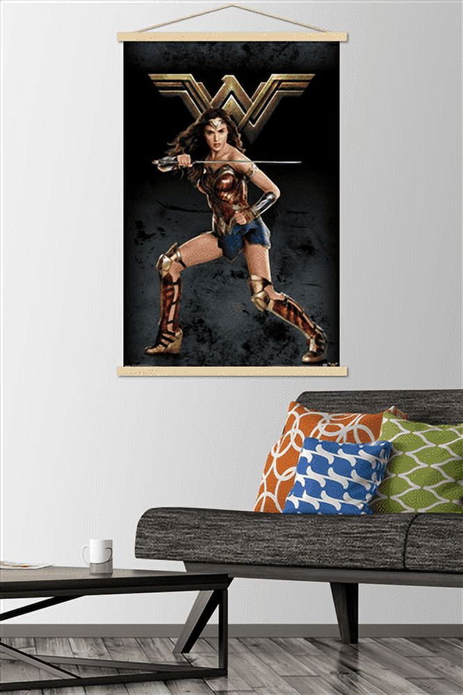 DC Comics Justice League (Cartoon Wonder Woman) MightyPrint Wall Art  MP17240333