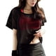 thumbnail image 2 of Top de malla para mujer, camiseta de malla holgada de secado rápido de manga corta para verano, Fitness, Yoga, ciclismo, negro, M YUNYI BRAND Deportes, 2 of 8